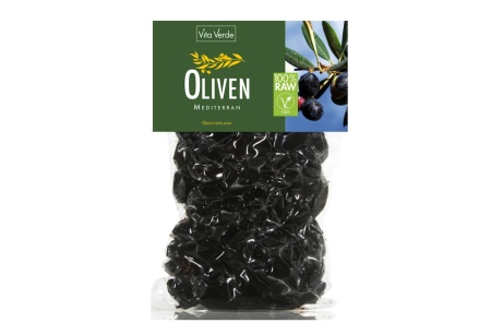 Oliven Mediterrane Kräuter 100% Rohkost 200g  