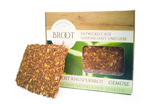 BIO- Rohkostknusperbrot Gemüse 120g 