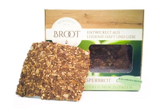 BIO- Rohkostknusperbrot Kalamata Oliven 120g 