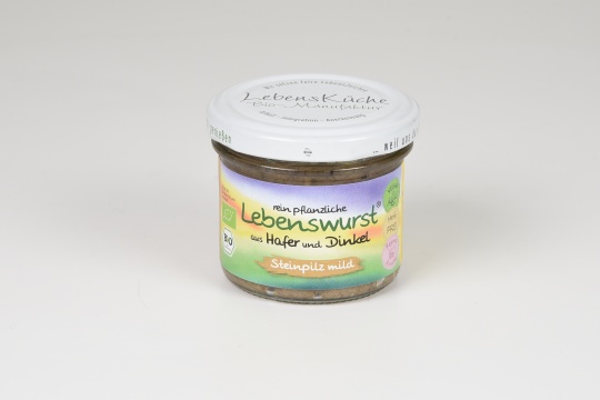 Lebenswurst Mild mit Steinpilzen 100g  