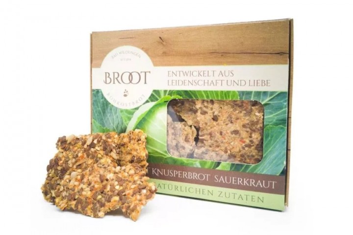 BIO- Rohkostknusperbrot Sauerkraut 120g 