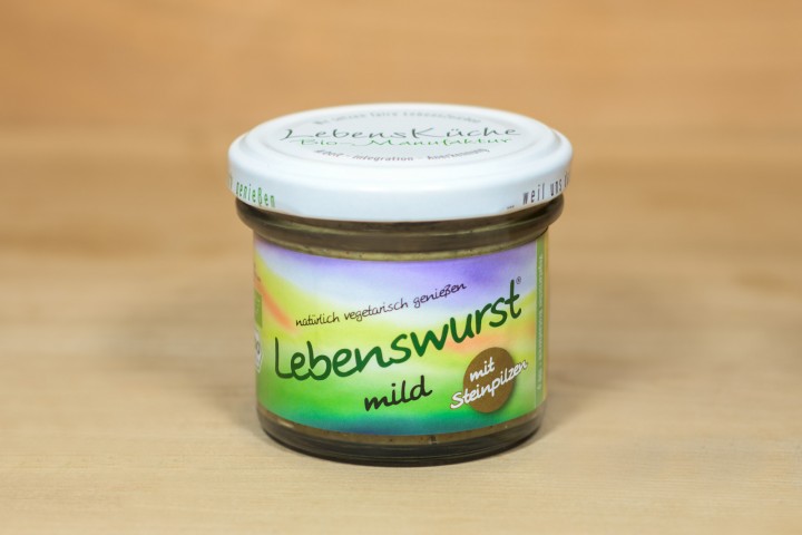 Lebenswurst Mild mit Steinpilzen 100g  