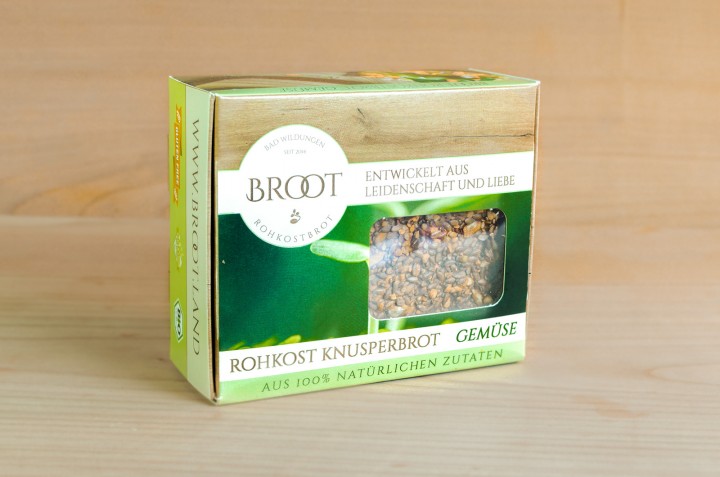 BIO- Rohkostknusperbrot Gemüse 120g 