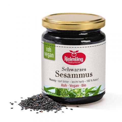 Keimling- Schwarzes Sesammus Tahini  500 g