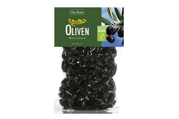 Oliven Mediterrane Kräuter 100% Rohkost 200g  