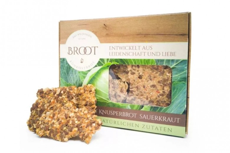 BIO- Rohkostknusperbrot Sauerkraut 120g 