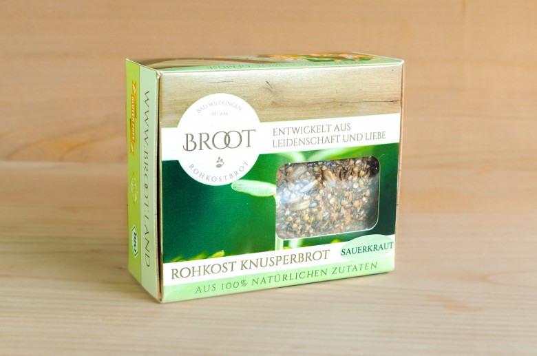 BIO- Rohkostknusperbrot Sauerkraut 120g 